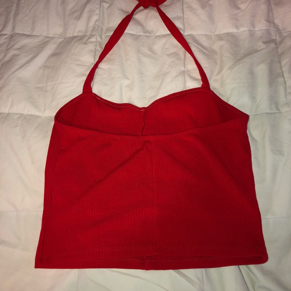 Red crop top - Picture 2 of 3